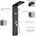 thumbnail image 3 of Zovajonia Shower Panel Tower System ,  Stainless Steel Shower Tower , Waterfall Showerhead, Shower Jets,  Rain Shower System Oil Rubbed Bronze, 3 of 7
