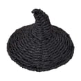 thumbnail image 2 of Halloween Rattan Straw Witch Hat Ornament (1PC, Black), 2 of 8