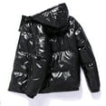 thumbnail image 4 of Penkiiy Men Puffer Jacket Winter Coats Water Resistant Long Sleeve Zip Up Puffy Quilted Down Jackets Black, 4 of 9
