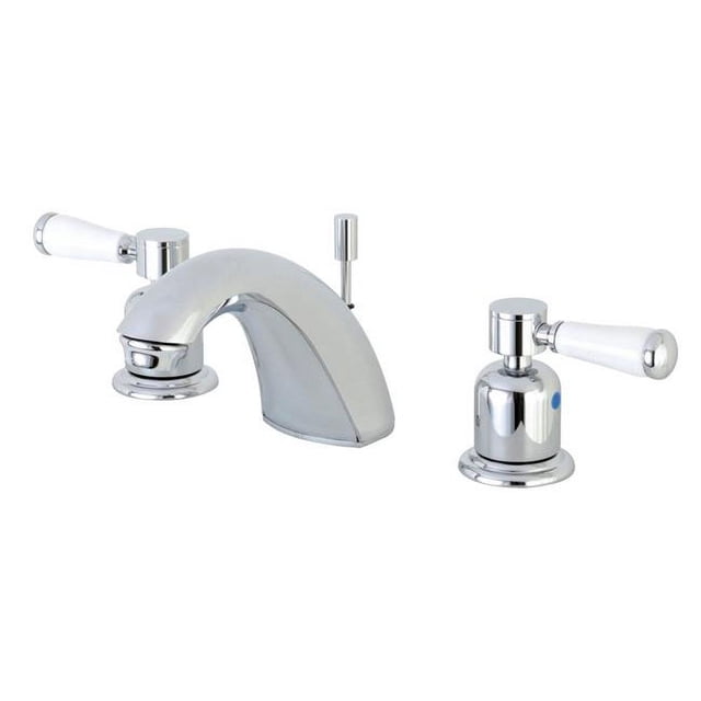 Kingston Brass FB8951DPL Paris Mini-Widespread Lavatory Faucet, Polished Chrome