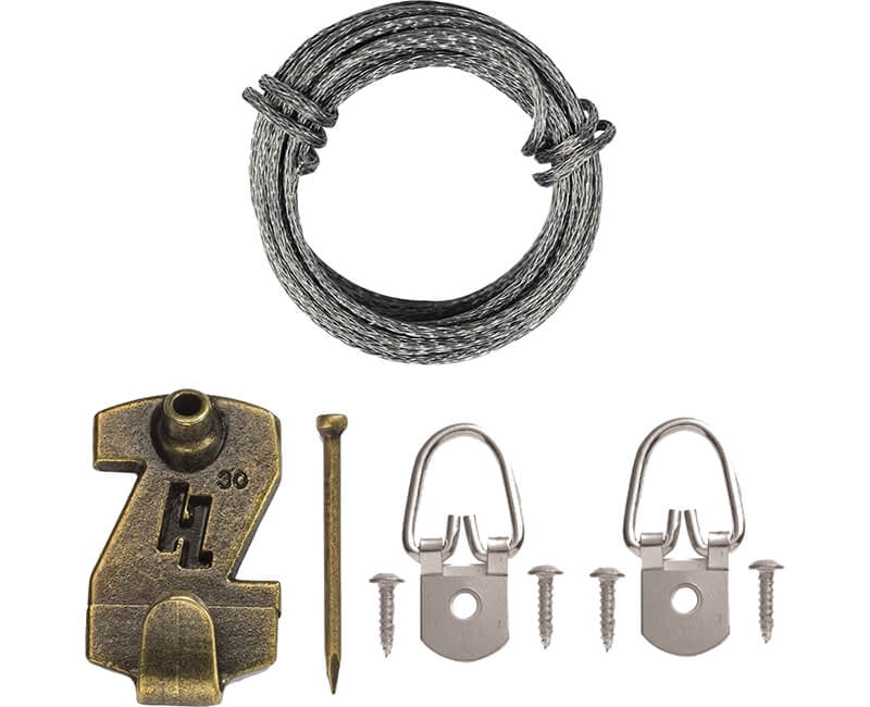 1 Hole D Ring Wire Kit - 30 Lb