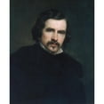thumbnail image 2 of George Peter Alexander Healy 15x18 Black Ornate Wood Framed Double Matted Museum Art Print Titled - Portrait of the Artist (1851), 2 of 5