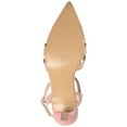 thumbnail image 6 of Journee Womens Jazlynn Buckle Kitten Heel Pointed Toe Pumps, Widths Available, 6 of 10