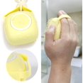 thumbnail image 6 of LQQBOX Pet Grooming Bath Massage Brush Soft Silicone Bristle for Long Short Haired Dogs Cats Shower, 6 of 7