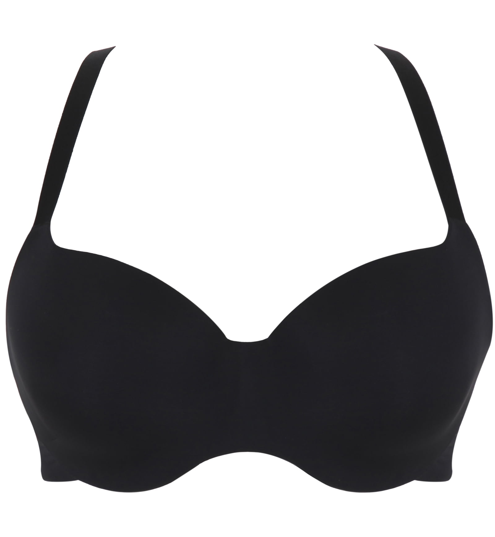 Panache 365 Molded Underwire T-Shirt Bra (10905),28GG,Black