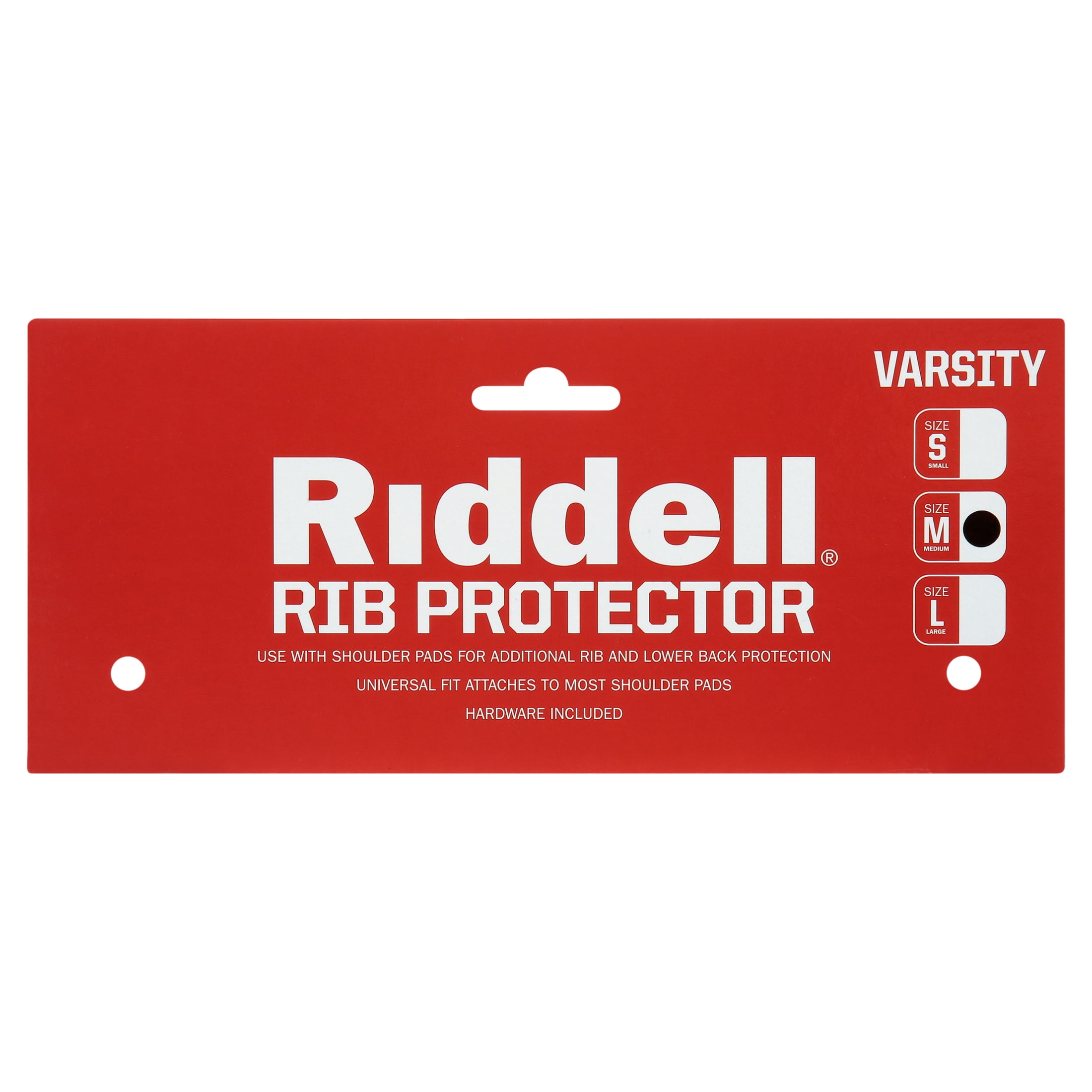Riddell Varsity Rib Belt Protector, Black, Medium