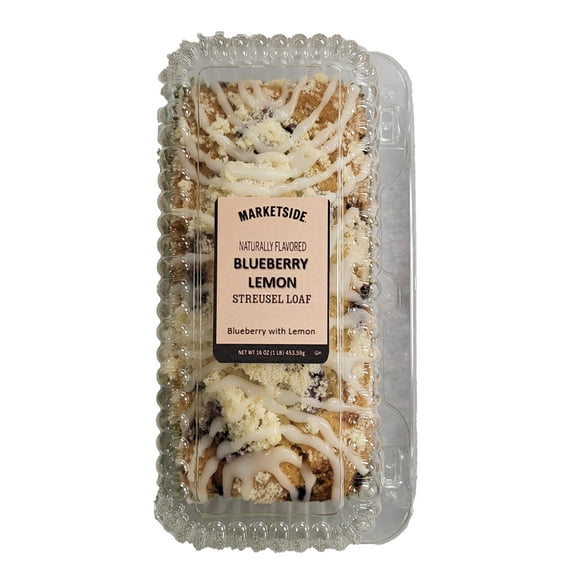 Marketside Blueberry Lemon Streusel Loaf, 16 oz