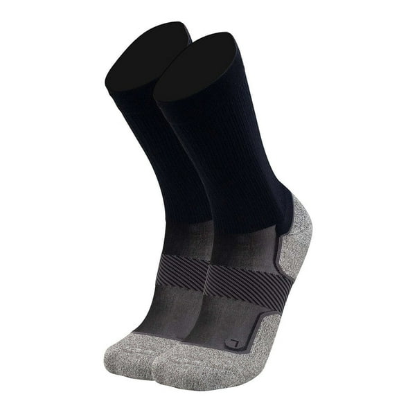 OS1st Active Comfort Crew Socks Black OS1-10034B Unisex Bamboo Charcoal Cushion
