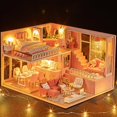 thumbnail image 3 of Casa de Muñecas en Miniatura YONGSHENG con Muebles Rosa, 3 of 5