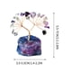 thumbnail image 2 of XWSHYW Decoraciones para El Hogar Árbol de La Riqueza de Piedra Triturada de Cristal Colorido Natural, Tejido a Mano, Base Amatista, Árbol Del Dinero, Decoración Del Hogar, 2 of 6