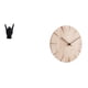 thumbnail image 1 of Estatua del gesto de la roca,Estatuas y figuras de dedos con gestos de música rock,Reloj de pared redondo,Reloj de pared de madera maciza para decoración de sala de estar,Reloj de pared de, 1 of 8