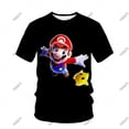 thumbnail image 1 of Disfraz de Super Mario para niños, camiseta de verano, camiseta de Cosplay de Mario Brothers Fantasy Super Mario para niños, Top deportivo de modaXS heqiyong CONDUJO, 1 of 2
