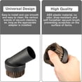 thumbnail image 4 of 3PCS Horse Hair Brush Vacuum Attachment Set - Black Round Horse Hair Vacuum Attachments & Brushes - Shop Vac Brush Attachment for Most Vacuum Cleaners Accessories - 1 1/4" Vacuum Attachments Included, 4 of 8