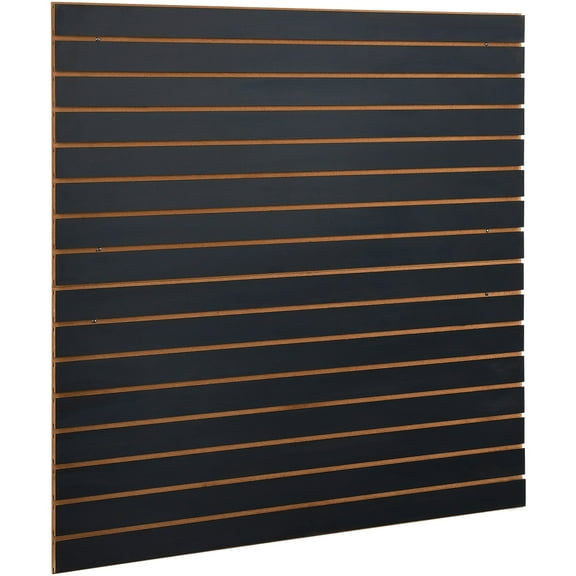 Slatwall Panels Garage Storage Panel Organizer 2' H x 4' W Black Set of 2