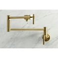 thumbnail image 5 of Kingston Brass Pot Filler Faucets With Brushed Nickel Finish KS4108ML, 5 of 28