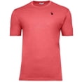 thumbnail image 1 of U.S. POLO ASSN. Camiseta para hombre - Jersey cardado, cuello redondo, logotipo bordado, algodón Naranja L (Large), 1 of 3