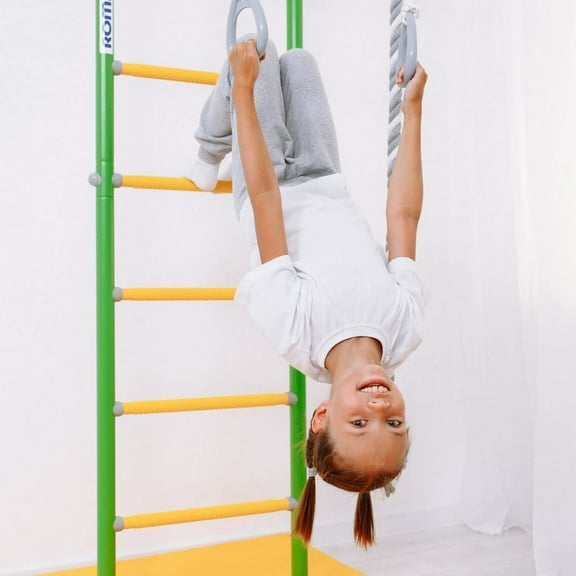 Kids Sensory Integration training physical equipment Toddler Indoor Climbing Playset, green