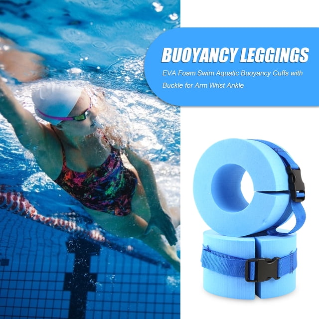 Polainas De Natación 2x puños acuáticos de espuma, mallas de natación, ejercicio acuático, aeróbicos, anillo flotante