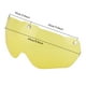thumbnail image 5 of Visera de lente magnética de repuesto para casco de bicicleta Accesorios Len - 4 colores - Amarillo SM SunniMix Lente de repuesto para gafas, 5 of 7