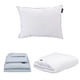 thumbnail image 1 of Juego de Sábanas Individual Softy Platino + Cubrecolchón Cloud + Almohada One, 1 of 8
