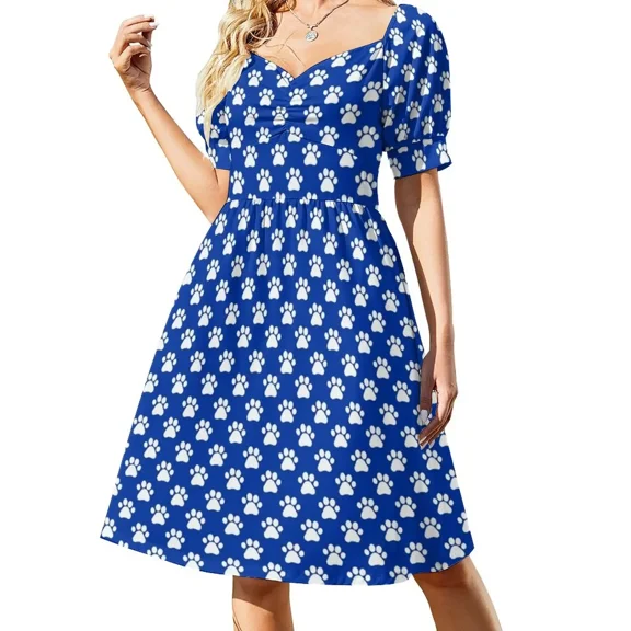 University of Kentucky Short-Sleeved Dress Party dresses for women luxury woman party dress dress women elegant luxury