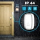 thumbnail image 3 of Timbre inalámbrico A101 con 36 campanillas Timbre enchufable de volumen ajustable a prueba de agua Enchufe de EE. UU. 1 timbre enchufable Inevent EL000097-01B, 3 of 7