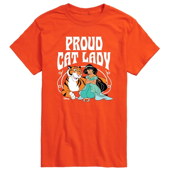Disney - Proud Cat Lady Jasmine - Men's Short Sleeve Graphic T-Shirt