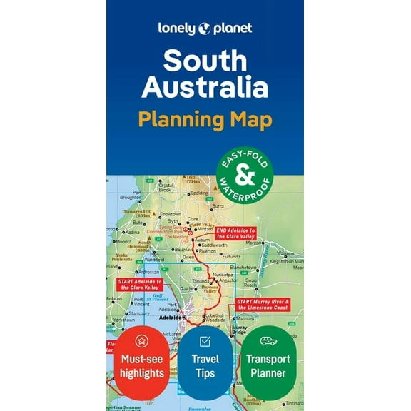 Map Lonely Planet South Australia Planning Map, (Paperback)
