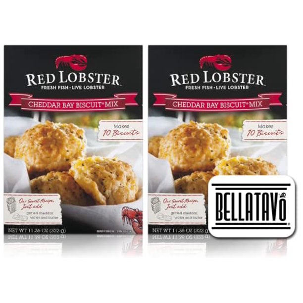 Cheddar Bay Biscuit Mix Bundle. Includes Two 11.36 Oz Boxes of Red