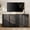 Black, variant on WAMPAT Modern TV Stand for TVs Up to 70", 2-in-1 Entertainment Center TV Console with 4 Doors and Adjustable Shelf, Wooden Media Console Cabinet for Living Room, Bedroom, Oak