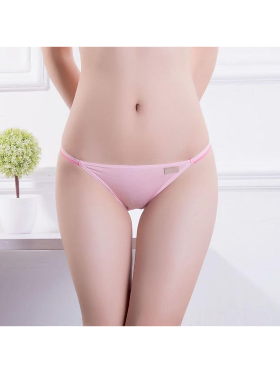 Sale Women Japanese Style Solid Low Waist Soft Briefs Underwear Women est lingerie string calcinha