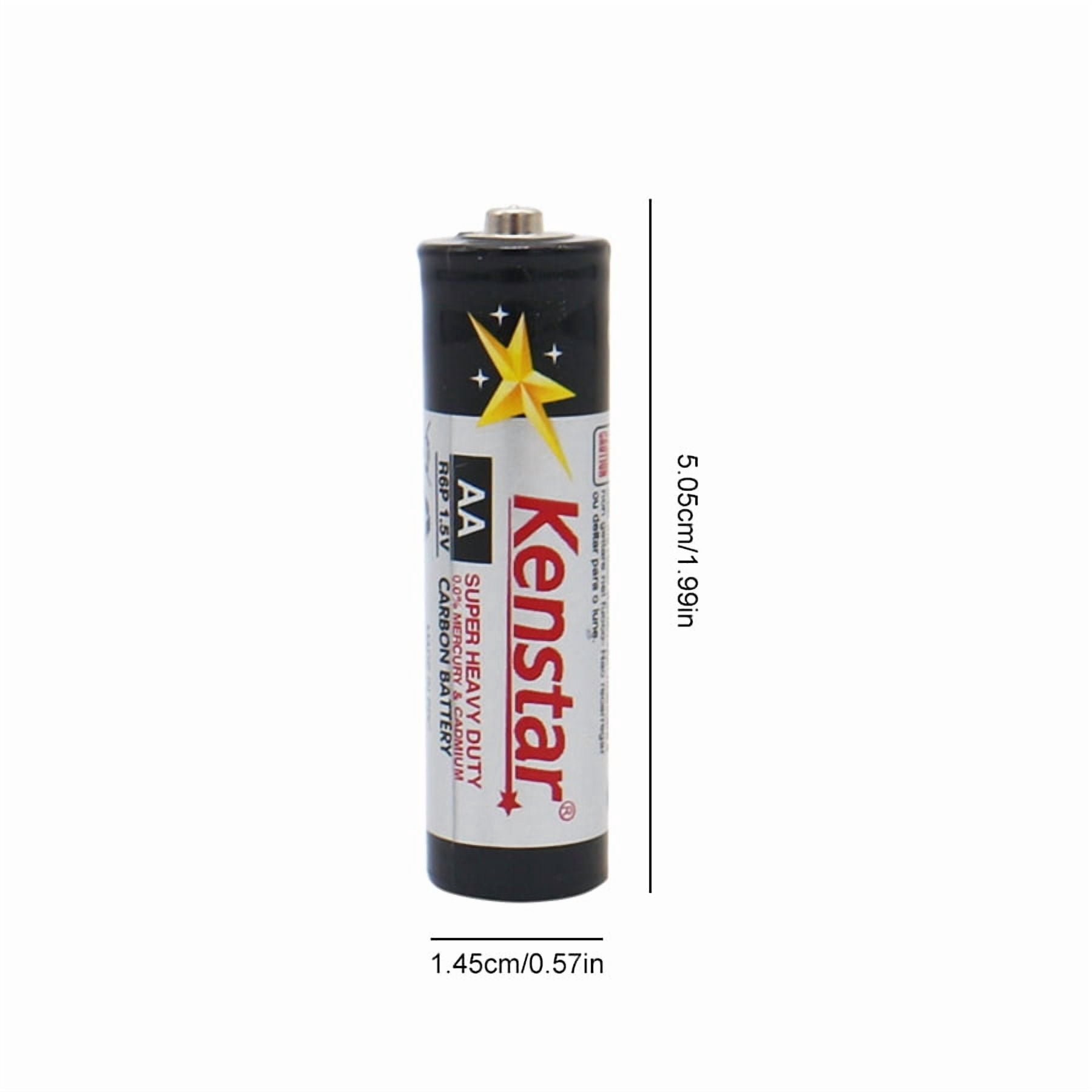 Kenstar AA AAA Batteries, 1.5V Super Heavy Duty Carbon Battery, Cold and Corrosion Resistant for Game Controllers, String Lights