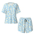 thumbnail image 4 of Xecao Floral Daisy print Swimsuit for women, Summer-ready, sporty style.Quick-dry fabric. Many sizes & colors., 4 of 9