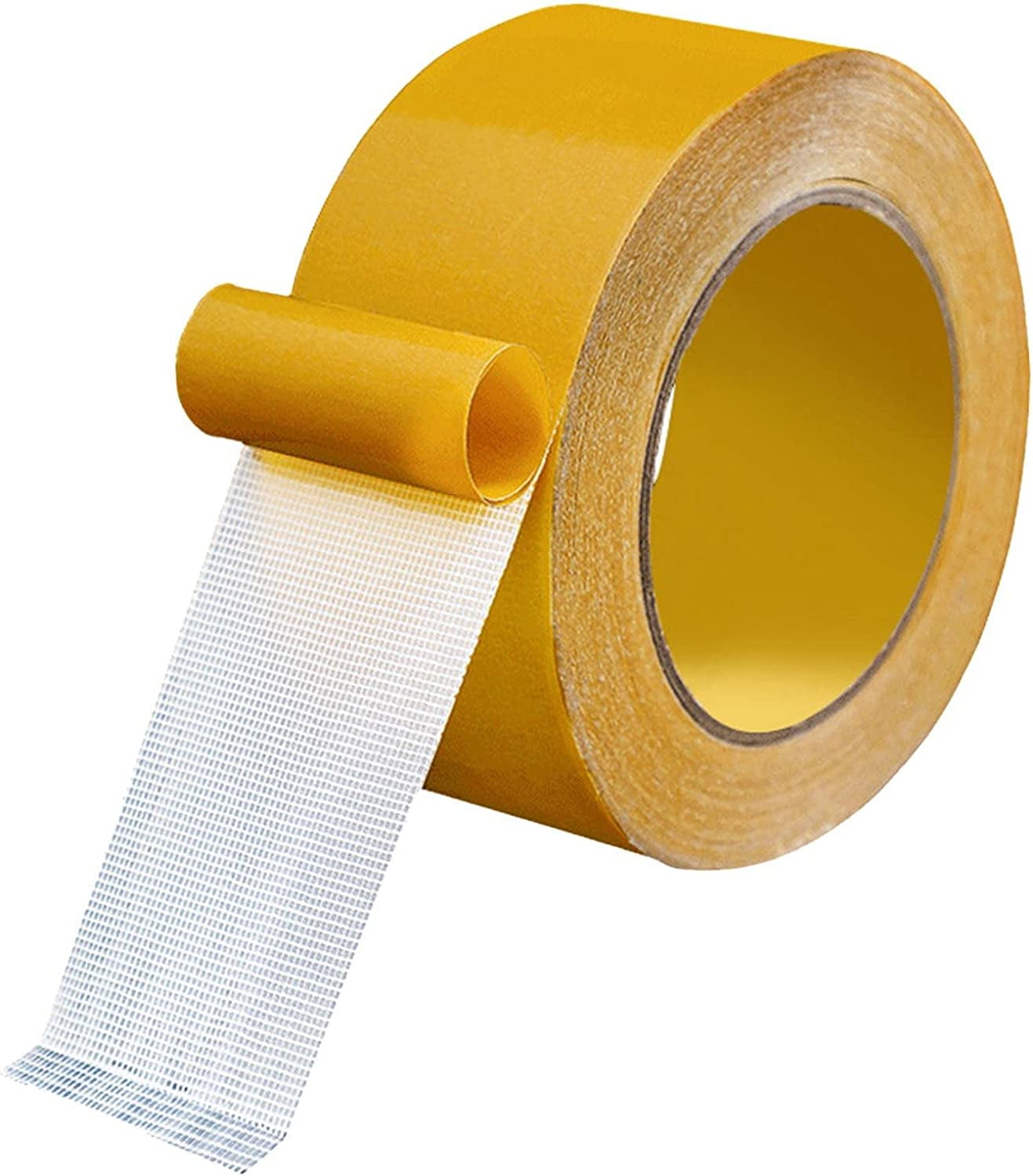TwoSided Adhesive Tape,Fiberglass Mesh Roll Double Sided Tape Heavy