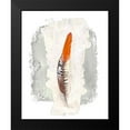 thumbnail image 2 of Diannart 15x18 Black Modern Framed Museum Art Print Titled - Simple Feather II, 2 of 5