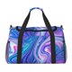 thumbnail image 1 of Fotbe Swirl Blue And Purple Bolsa de Viaje con Estampado, Bolsa de Fin de Semana para Mujer con Compartimento para Zapatos, Bolsa de Gimnasio con Bolsillo Húmedo, 1 of 7