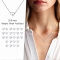 thumbnail image 5 of Personalized Letter Q Jewelry Gift for Her, S925 Sterling Silver Initial Charm Pendant Necklace for Birthday, Christmas, Wedding & Valentines, 5 of 7