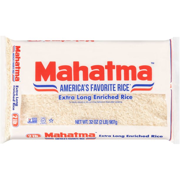 Mahatma Enriched Extra Long Grain White Rice 2 lb Bag