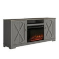 thumbnail image 3 of FESTIVO 70" Farmhouse TV Stand with Fireplace, Fits up to 75" TV - Grey, 3 of 5