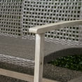 thumbnail image 4 of Camdyn Outdoor Wood and Wicker Sofa and Coffee Table Set, Mixed Black, 4 of 9
