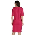 thumbnail image 5 of Inkmeso Womens Elbow Sleeve Regular Fit Tshirt Dress With Front Pockets, 5 of 8