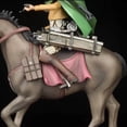 thumbnail image 4 of Attack on the giant, Captain Livell Ackerman's equestrian figurine, 4 of 5