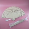 thumbnail image 6 of Wooden Handheld Folding Fan, Hand-Carved Wooden Hand Fan with Tassel & Bags, Bamboo Accordion Fan, Handheld Line Dance Fan, Lightweight Carved Fans for Gifts, Photography Props, Home Decor, 6 of 7