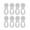 Silver, variant on BIMZUC 4 Pairs Steel Bicycle 12-Speed Chain Missing Link Connector Parts Cycling Accessory, Silver (0.49 oz / 14 g)