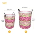 thumbnail image 5 of Daiia Flowers Round Laundry Basket with Handles Thickened Waterproof Circular hamper,Dirty Clothes Storage Basket for Bedroom,Bathroom,College Dorm-Medium, 5 of 8