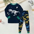thumbnail image 2 of HFHAPW Toddler Boys Girls Pajamas 2 Piece Set Long Sleeve Pullover Top and Pants Print Pjs Sleepwear Fall Winter Pj Clothing Outfit, 2 of 5