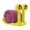 Purple, variant on Sniffing Snail Dog Toy, Interactive Squeaky Hidden Food Puzzle Toy with Crinkle Paper, Durable Snuffle Tug of War Enrichment Toy for Small Medium Breed Dogs, Soft Plush - Purple