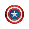 Captain America Symbol Edible Cake Topper- 8" Round
