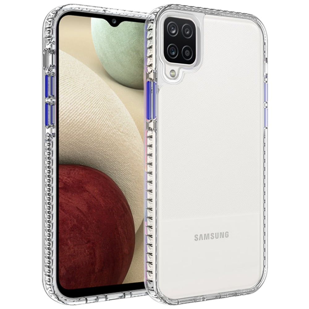 Xpm Case for Samsung Galaxy A12 Crystal Clear Rugged Shockproof Hybrid