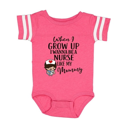 

Inktastic Future Nurse Like my Mom Gift Baby Girl Bodysuit